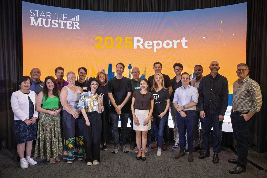 Baxter IP with Startup Muster partners at the launch of the Startup Muster 2025 Report