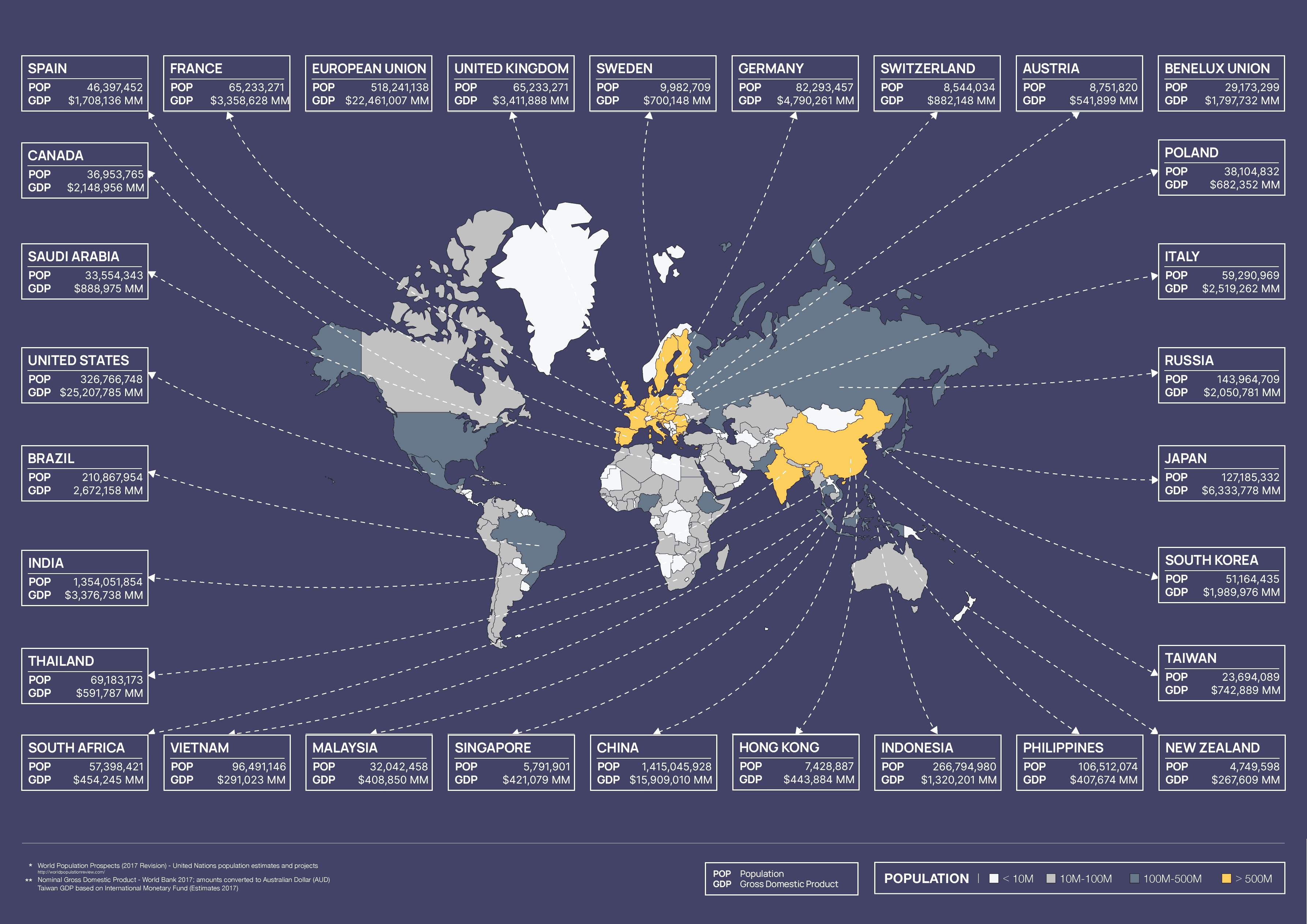 world map